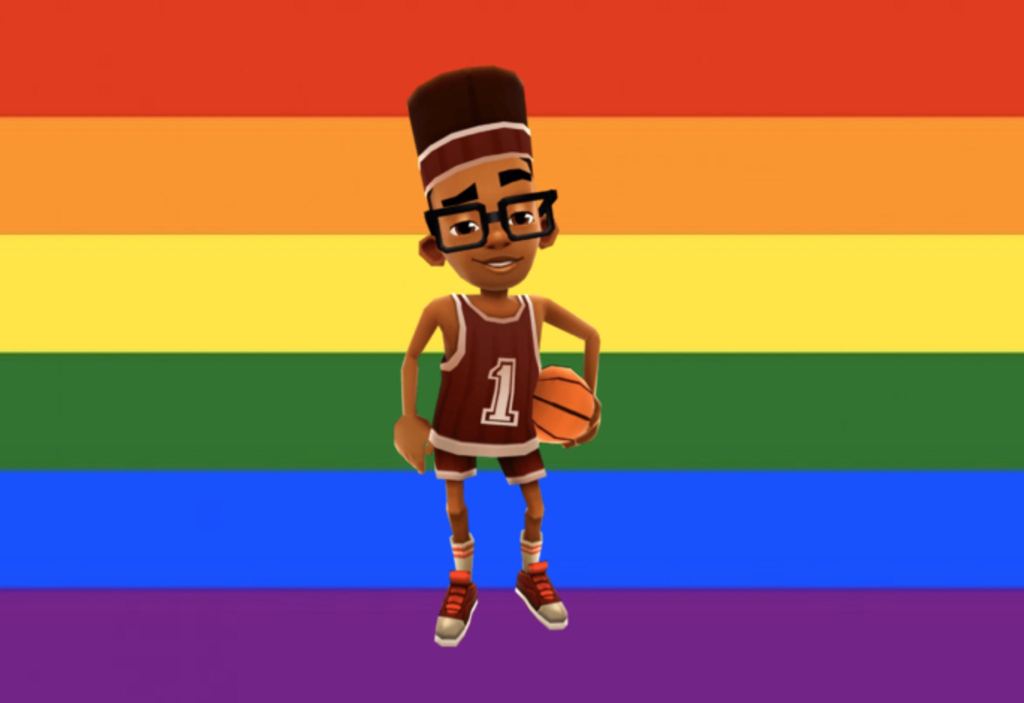 subway surfers pride🏳️‍🌈 on X: Fresh sport outfit pride icons, he has a  basketball game tomorrow❤️ icons free to use  / X