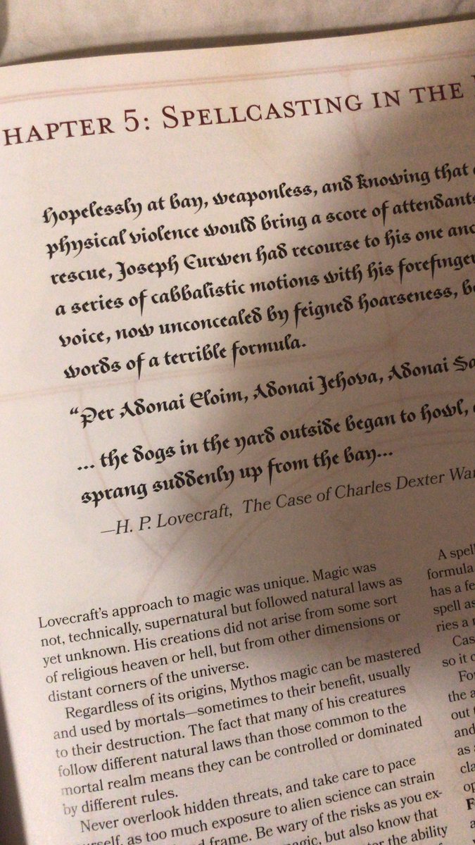 Chapter 5. Spells. Tons of new spells, and a new way to look at magic.
