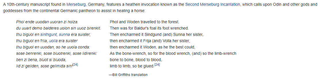 This mindset existed among those peoples long after Christianization, and its thought that the original denouncing of witchcraft came from the Church's efforts to stamp these practices out.