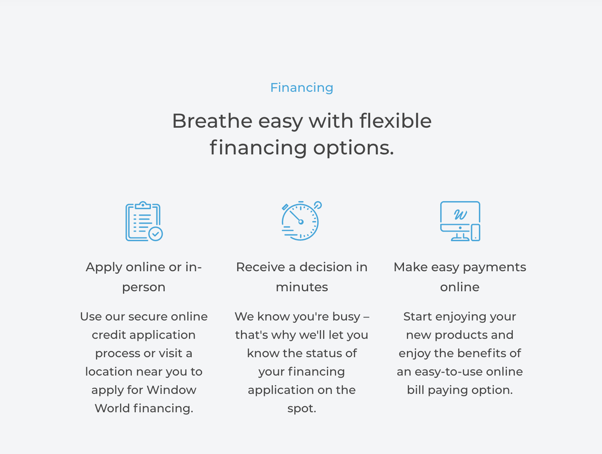 WindowBoston's tweet photo. Financing with flexible options. We make your window experience a joy with full transparency and complete reliability. https://t.co/UxIPG0Ovnd https://t.co/iHLA0fOY65