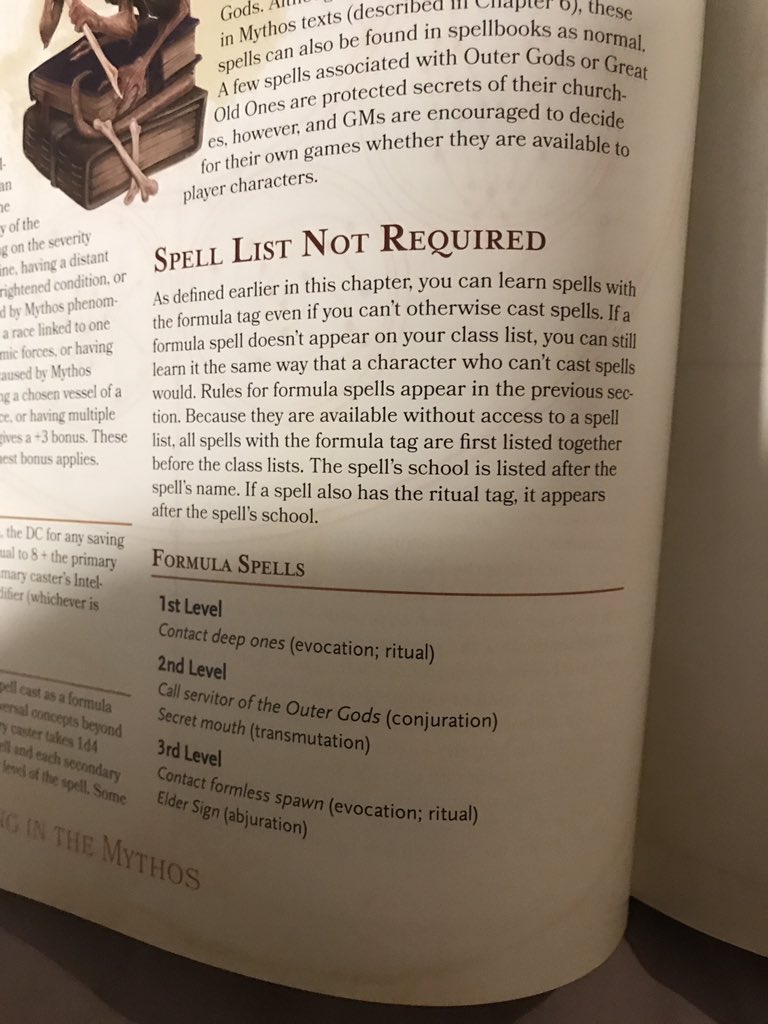 Lots of new spells to fit the theme.