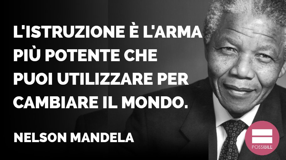 Il #18luglio di centodue anni fa nasceva #NelsonMandela.

'It is not a political calculation, it is a human calculation.' 

#MandelaDay2020 #MandelaDay