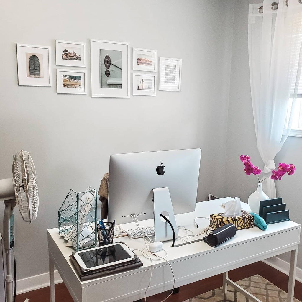 I'm seriously the worst at decorating my own space. It took me a year and a half to put this gallery wall up in my home office.
-
I am in love with it! ♥️♥️
-
Now I just have to clean up the mess to the left of this photo 😂
-
How do you like to decor… instagr.am/p/CCyv6yCg9c9/