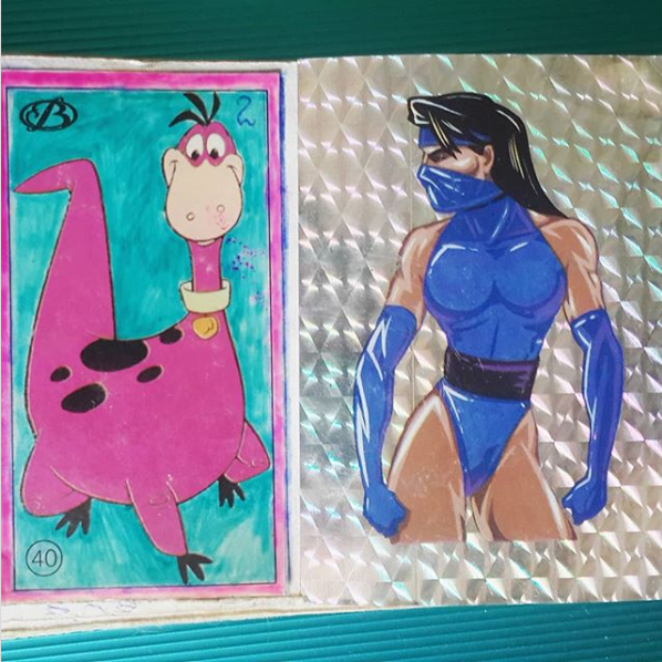 And there were the stickers! Most of the Russian kids of the '90s had at least one collectible sticker album at home or wished to collect one. Our narrative designers have found some Mortal Kombat and other stickers left at home: