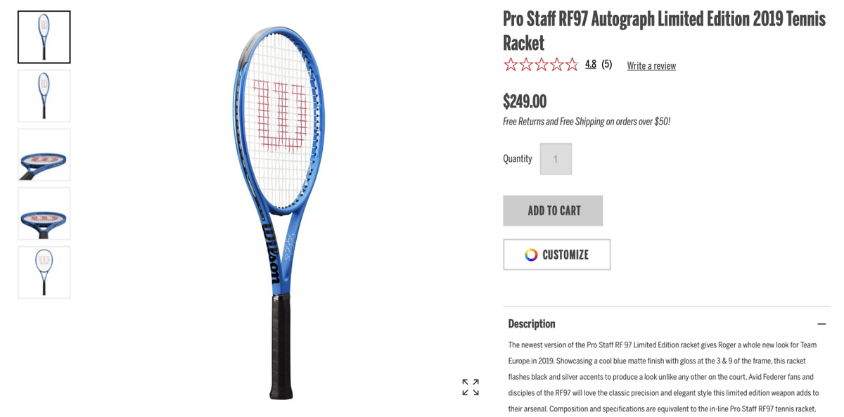 sfuser16's tweet photo. @WilsonTennis No, it's not available. I'm open for any color, Black/Black or Black/White or Blue, specs are same (although would have preferred Black/Black). The only available option is Black/White in 4 1/8" (1). I'm looking for 4 3/8" (3). https://t.co/ed7hJFfWd7
