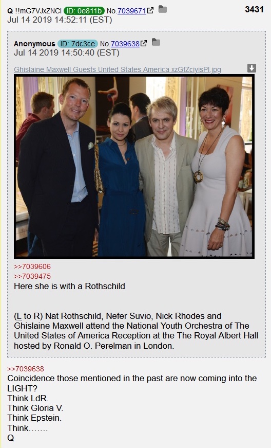 From 8K:Rachel Chandler may be the LdR connection to the Bronfman familyRachel Chandler may be the LdR connection to the Bronfman family, instead of the assumed Allison Mack.Q#3417 (1st Image):How does LDR (Rothschild's) connect to the Bronfman's? How is Bronfman connected