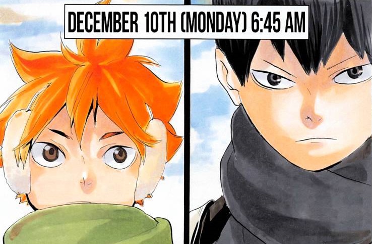 this part of the story is right in the middle, its 208-224. thus, its in the middle of the cycle. they are moving clockwise...hinata in the "night"kageyama waits for "morning"