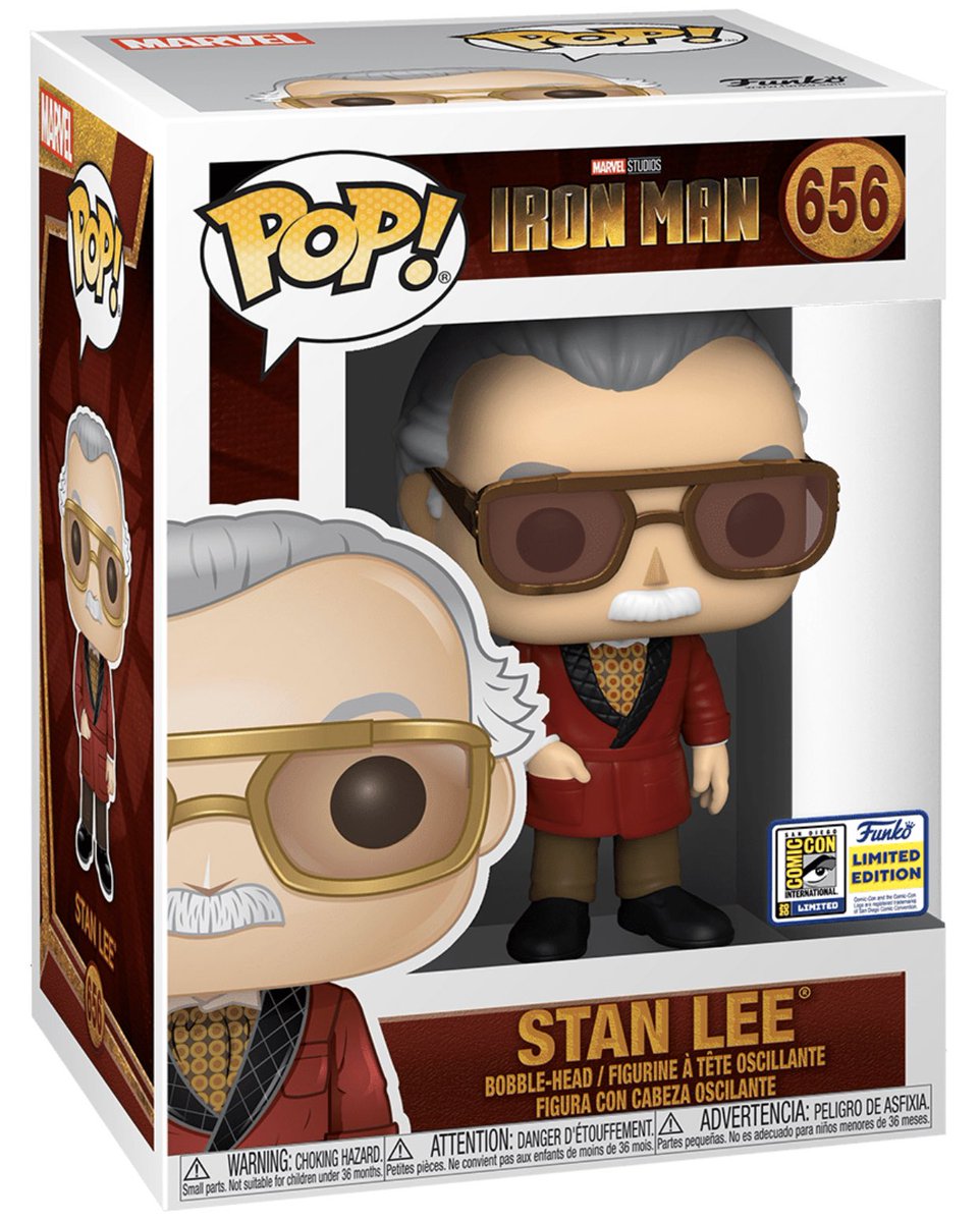CALISTATEOFMND's tweet photo. RT + Follow @pop_o_cIock for the chance to win a FREE Stan Lee SDCC Exclusive Funko Pop! 🎁

#Funko #FunkoPop #SDCC #Marvel https://t.co/WJp5kmnEvZ