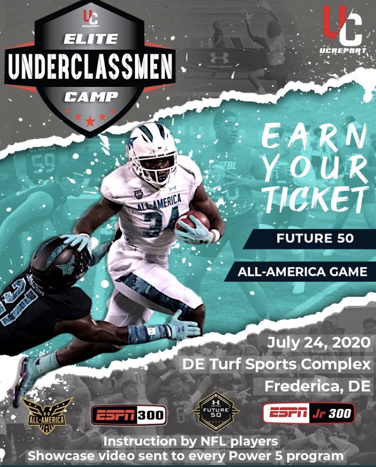 Matty_DeFeo's tweet photo. Blessed and grateful to be invited to the Elite Underclassmen Camp!!Thank you @HamiltonESPN 🏈💪🏽💪🏽 https://t.co/1B1PJO9788