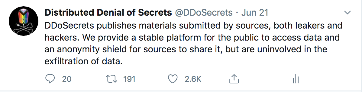 DDoS members have stated they do not perform any direct access to gather the data themselves, but instead accept & publish datasets from 3rd parties, often anonymous figures. (Without providing evidence, Bahamas government accused DDoS of the incursion itself, which DDoS denies.)