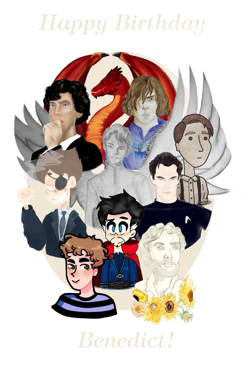 Happy birthday Benedict! Thank you for bringing so many characters to life <3
#HappyBenedictDay