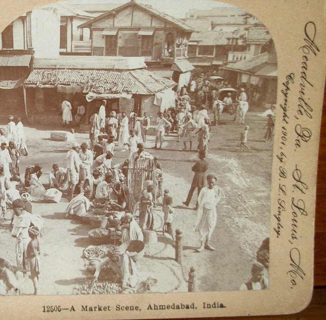 1# A Market Scene, Ahmedabad, Gujarat – 1901