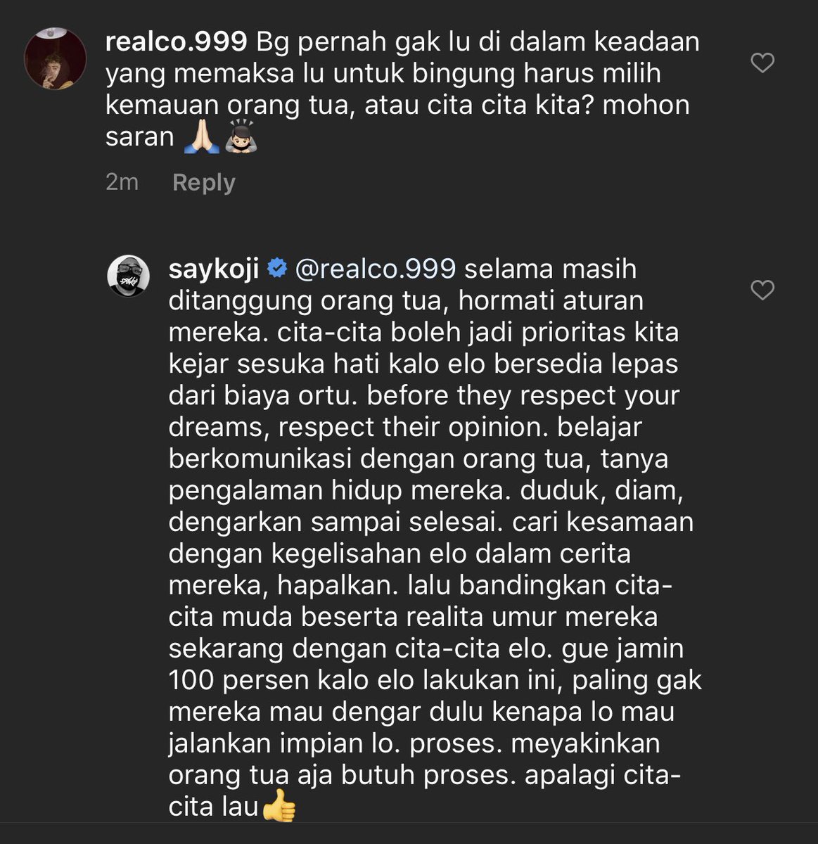 saykoji's tweet photo. duduk. diam. dengarkan. https://t.co/OeTRGASe2W