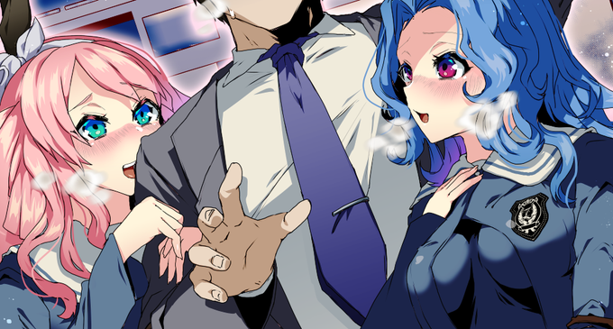 久しぶりに描く二人 