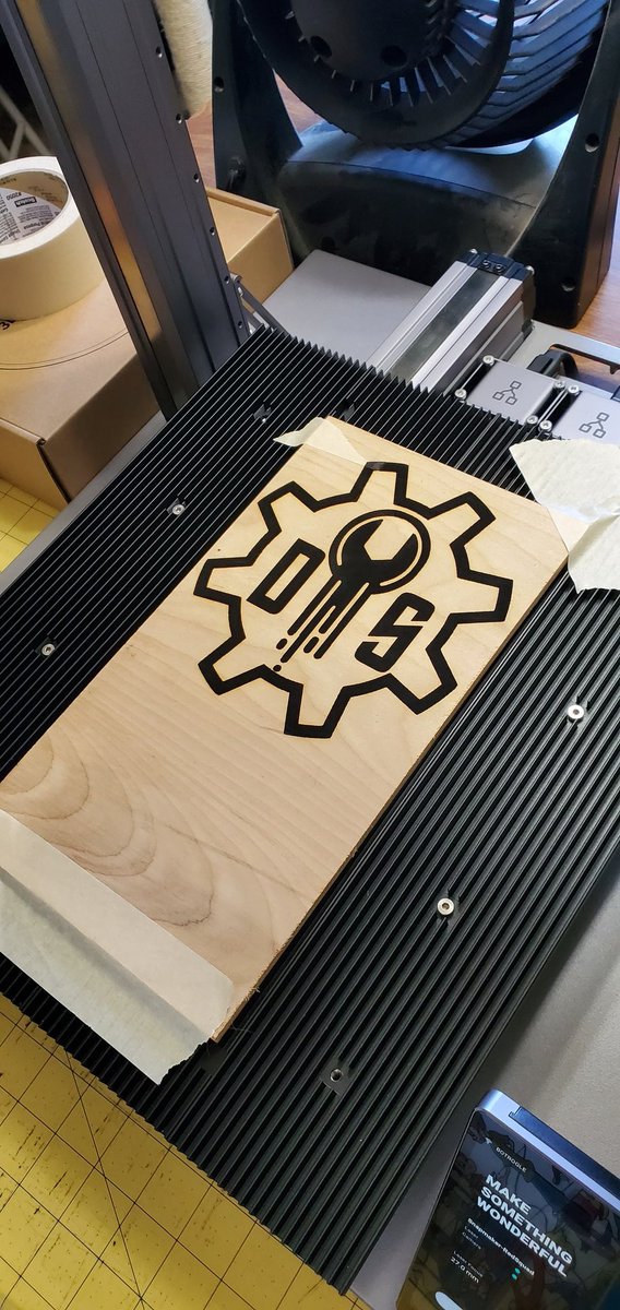 TimmGleason's tweet image. First completed image burn on my Snapmaker 2.0.
Little over 6 hours.
#Snapmaker #Snapmaker3in1