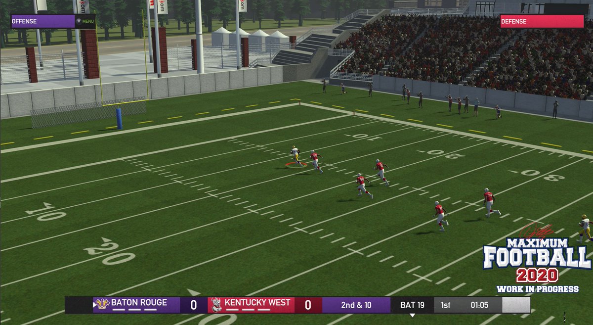 MaxFootballGame's tweet photo. Saturday nights won't be the same once we launch our sim league! Who wants to watch themselves in primetime? 

Sign-ups will be opening soon. Get notified when they are live by completing the form at https://t.co/JqXYG8x2G6 https://t.co/iD1VaUMhUV