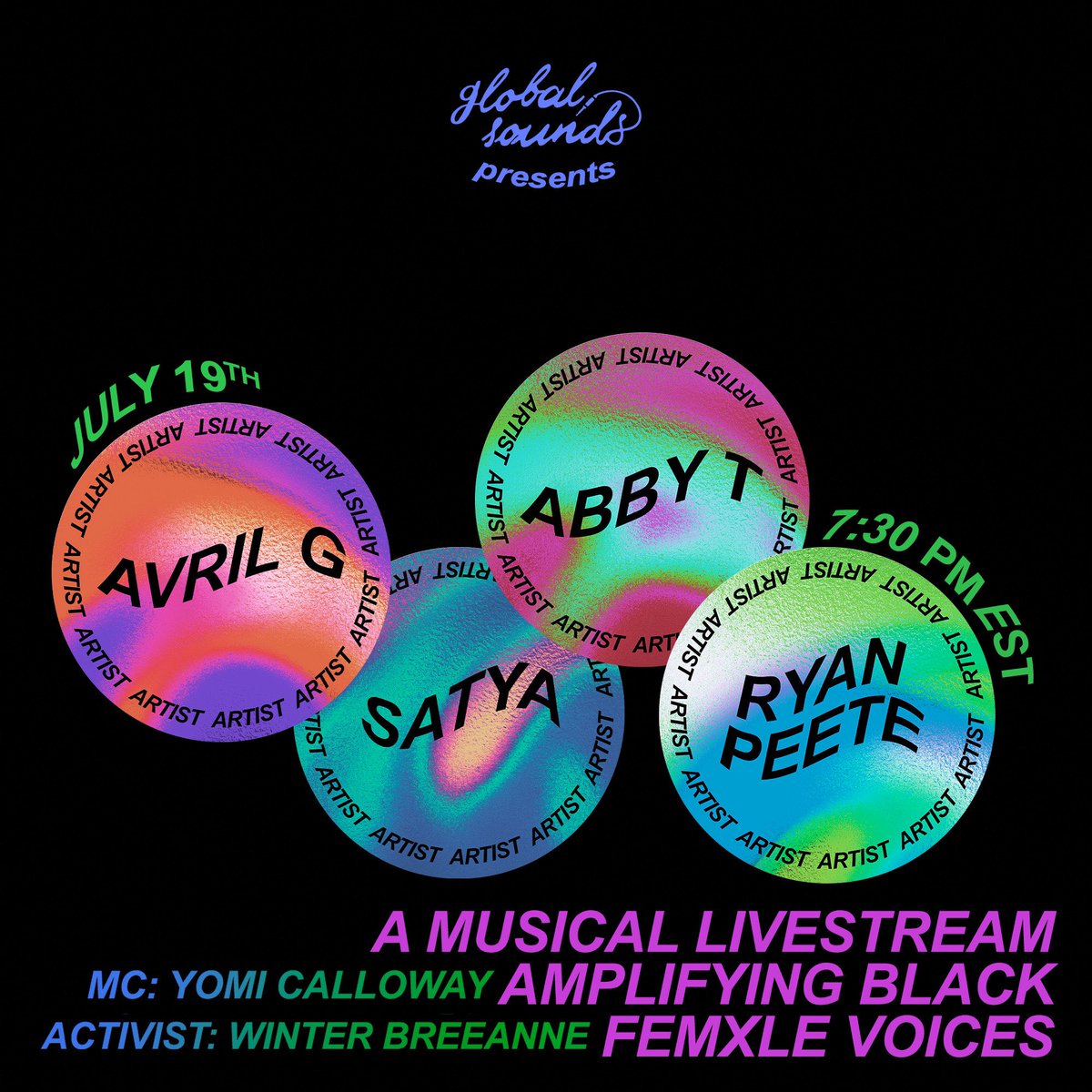 Come watch me perform a set tomorrow for <a href="/globalsoundsnyc/">Global Sounds NYC</a> at 7:30 EST! It’s important to show love and support to black female artists right now🖤hope to see y’all there m.youtube.com/watch?v=snnbQg…