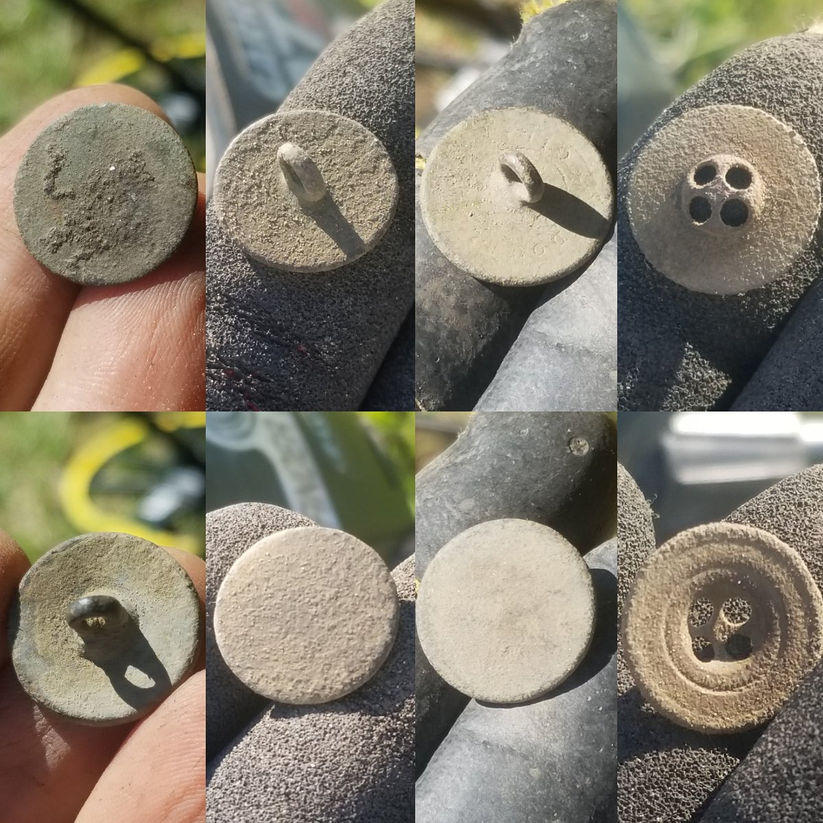 FINDER_BINDERS's tweet photo. #FINDERBINDERS #buttons #Minelab #Equinox800 #Garrett #AtMax #metaldetectors #StillLearning #relics #detectorist #detective #DIGUS #RelicHunting #detecting #history #dirtfishing #metaldetecting #oldbutton #gometaldetecting #garrettmetaldetecting #minelabmetaldetecting #relic https://t.co/XLCyp9CMe9
