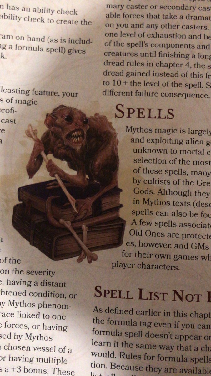 Full color art. Tons of player options to get you in the Mythos atmosphere. TONS of new monsters, some new rules for madness and despair. This is a solid product worthy of a deeper dive.