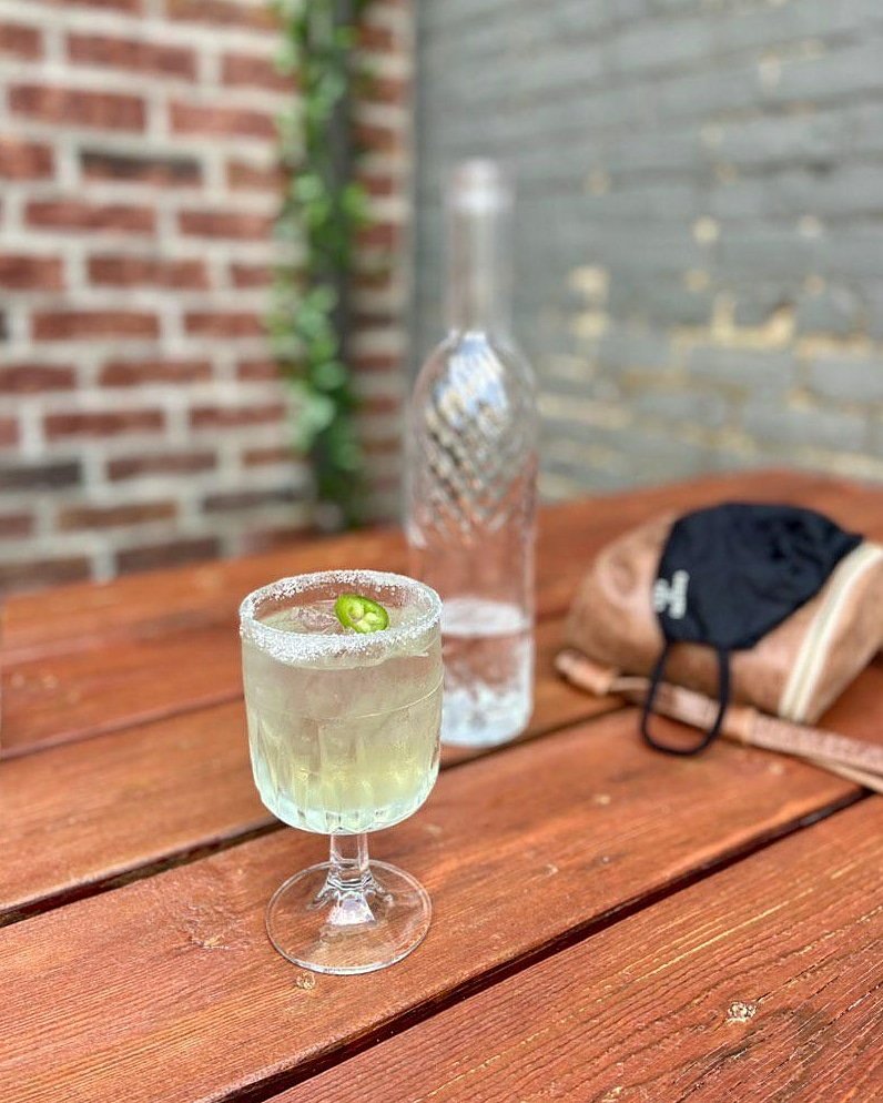 It's a perfect day for a patio! We're open streetside on Dundas in front of the bar, and in our new backyard beer garden (fully accessible via the laneway off Keele) from 4 PM, for groups of up to 6 guests per table.   For takeout orders, call 647-352-5585 thealpine.ca