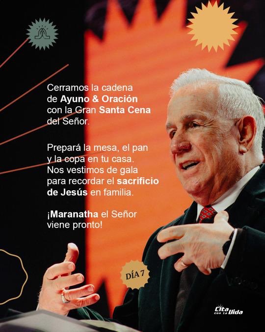 CarlosBelart's tweet photo. Nos preparamos para el gran cierre de la cadena de ayuno y oración con la fiesta de gala para celebrar la Santa cena del Señor.
Prepara la mesa, junto con a tu familia, con el pan y la copa. Nos vestiremos con lo mejor que tenemos para recordar el sacrificio de Jesús en la cruz. https://t.co/k8ipbTDdg9
