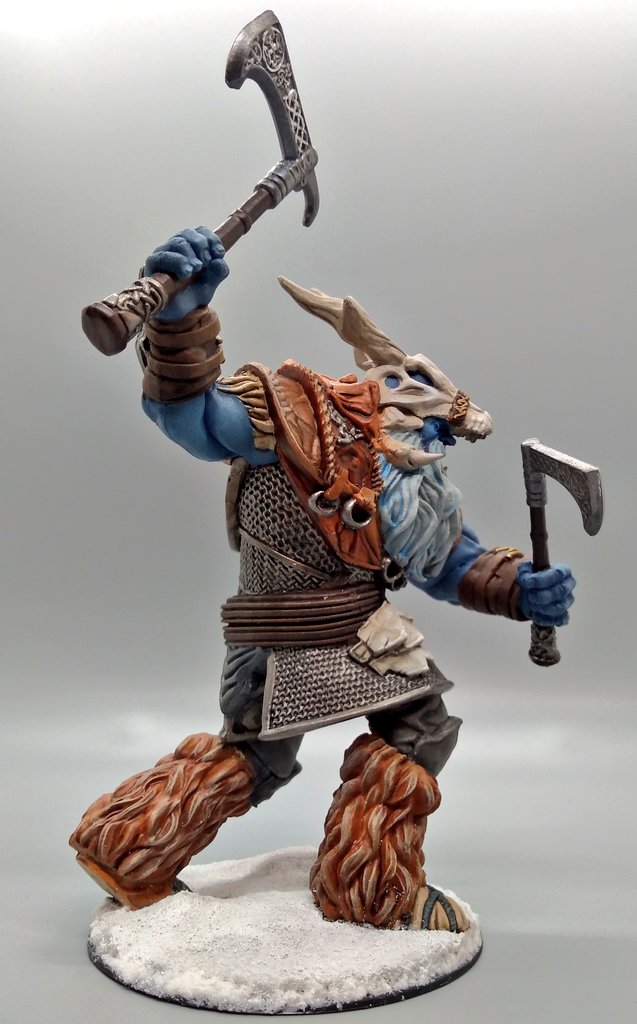 magic_minstrel's tweet photo. Frost Giant
.
.
#miniatures #paintingminis #boardgames #tabletop #modelpainter #brushforhire #model #mini #paintingminiatures #sculpting #painting #coolminis #fantasy #commissionsopen #giants #frostgiants #stormkingsthunder #citadelpaints #critterspaint #ttrpg #rpg #dnd https://t.co/DySevyFuHB