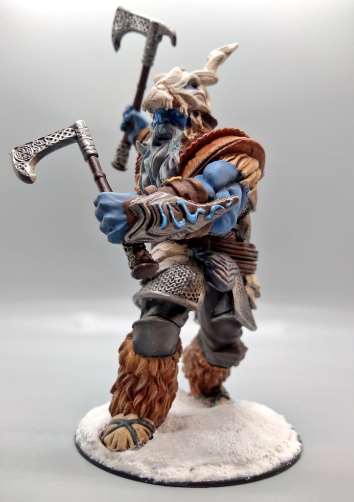 magic_minstrel's tweet photo. Frost Giant
.
.
#miniatures #paintingminis #boardgames #tabletop #modelpainter #brushforhire #model #mini #paintingminiatures #sculpting #painting #coolminis #fantasy #commissionsopen #giants #frostgiants #stormkingsthunder #citadelpaints #critterspaint #ttrpg #rpg #dnd https://t.co/DySevyFuHB