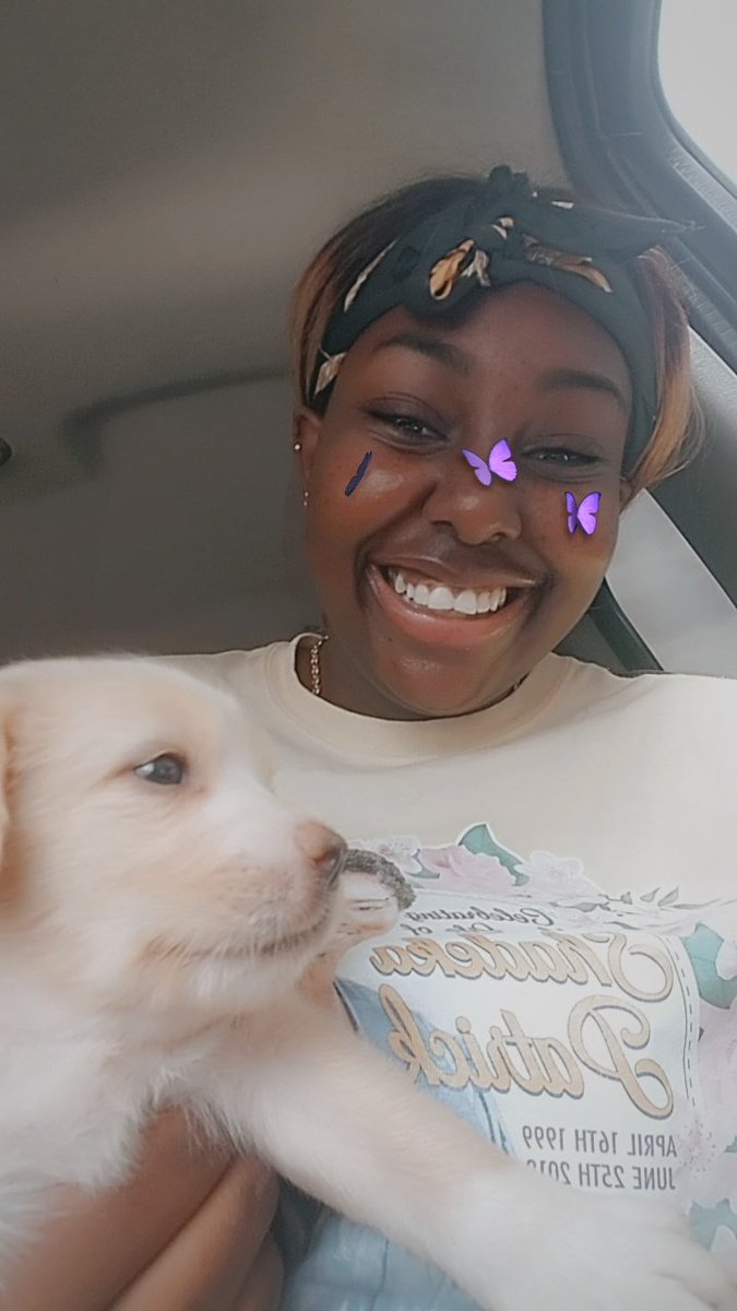 ShonTheDon99's tweet photo. So grateful for my new baby. He was all I wanted for my bday tbh 😍. #MeetSage❤ #ThanksJadaforthepuppy https://t.co/dF67S4agDq
