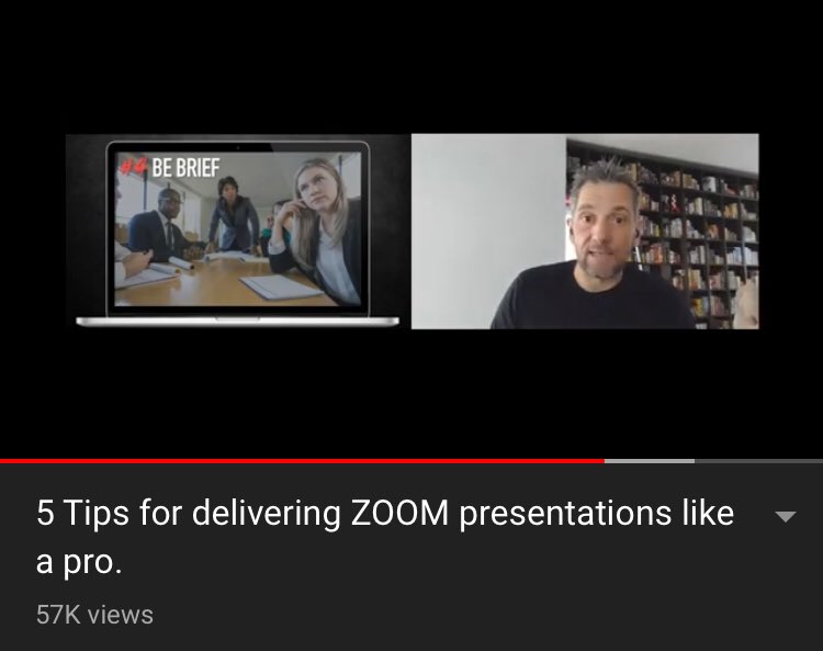 Presenting is tough. Presenting on ZOOM is tougher, especially for teachers who like to talk a lot!
Here’s a simple way to remember to “Be Brief”:
✅Show up
✅Speak up
✅Shut up

(thanks to <a href="/RichMulholland/">Rich Mulholland</a> for the tips ▶️youtu.be/9iArNac6JRU ) #remotelearning #distancelearning