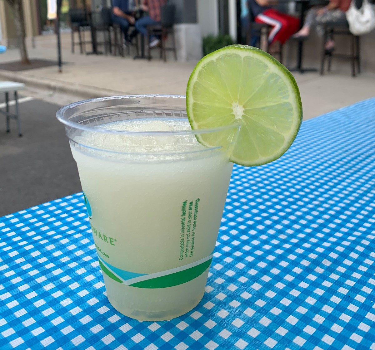 vistroprime's tweet photo. Who needs a slushy? (We open at 4 p.m.!) Pictured: Moscow Mule Slushy / Not Pictured: Vistro Frosé 😎 https://t.co/YM39Y4B0YK