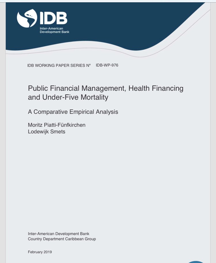 CFAGlobal's tweet photo. A Comparative Empirical Analysis by @MoritzPiatti &amp; @Lodewijk_Smets on
the effect of Public Financial Management on Health. 
https://t.co/GCJ8c9Q8wy #UHC @WorldBankKenya @ipfkenya @sikika1 @ExpertiseKE @cbtpafrica @nyorude @Semkae @REPOA @OpenBudgets @MeTAKenya2018 @HERAF_Kenya https://t.co/mkQHegWsOn