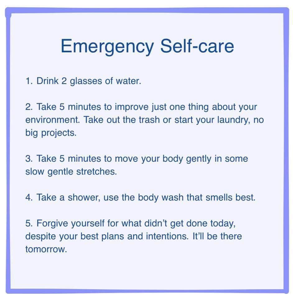Rachele_Teson's tweet photo. Love this! Sometimes #selfcare can be really small steps. https://t.co/6O7TTJF51p