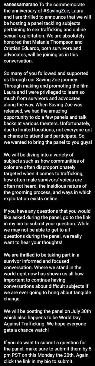 SavingZoeUpdate's tweet photo. More info courtesy of Vanessa Marano below⬇️ https://t.co/wcqW6XLHTW