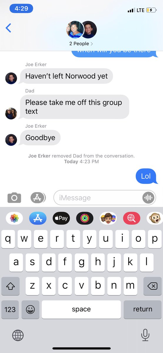 sorry for being a bother dad