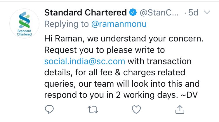 ramanmonu's tweet photo. @StanChart @StanChartHelpIN you deducted my account without my consent/ permission, but now it’s taking time for you guys to get the refund where I raised the complaint on same day when SC and @airtelindia @Airtel_Presence did fraudulent transaction on my account. Answer??? https://t.co/n2JrHNpFdO