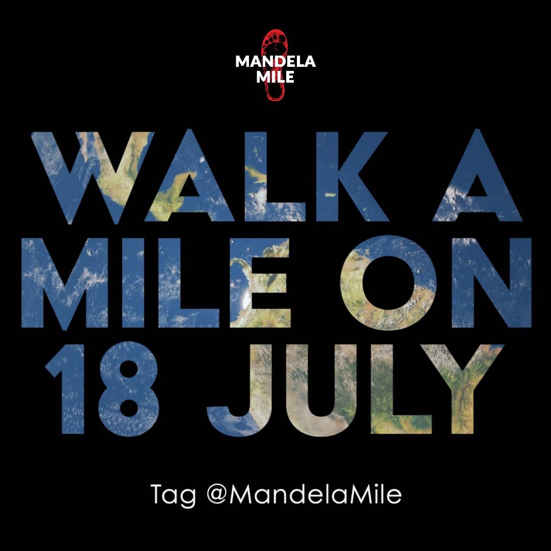 PAPPYKOJO's tweet photo. Walk the mile, walk in the shoes of African leaders and join the @Mandelamile livestream. Freedom and equality for all.

https://t.co/9ke8jzTuuv https://t.co/hbO7DMbenV