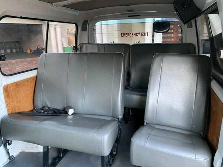 RsAutoDealerSD's tweet photo. Nissan 12 seater staff bus which can be converted to panelvan. 2 litre automatic transmission. In Great condition.  
187000KMs
Suitable for small business staff bus and stockloads, church shuttle
Reasonable Swap Considered 
Call 76931707/79931707 https://t.co/QQBw0kpVue