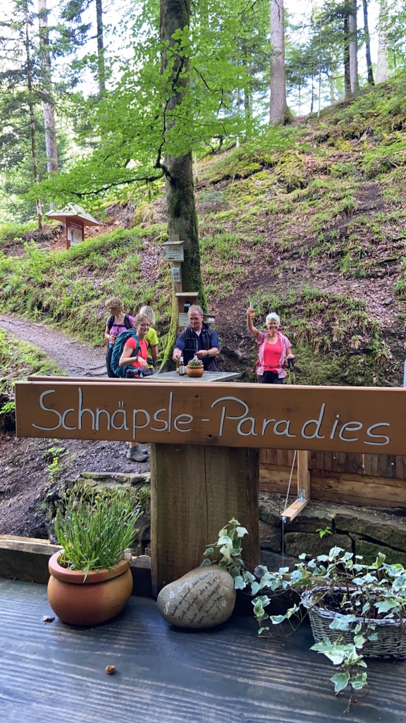 ichunterwegs's tweet photo. Bad Peterstal-Griesbach mit @WRIGHTSOCKnews war heute: Wandern auf dem Himmelssteig, Gin-Tasting bei @BoaRgin und Achtsamkeitswandern im Tal der Wilden Rench. Einfach nur 💕.
Und das auch wegen @AktivddLeben @WanderReportDT und @WellSpaPortal
#werbung #bloggerreise #wandern https://t.co/jBQQ2PUdA8