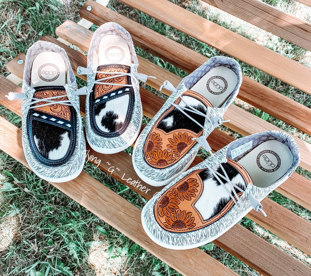 flyinggleather's tweet photo. 2 Newest pairs of hey dudes that will be available on Monday! Not gonna lie, I wish these were my size or else they would be mine 😂😍
•
Size 7 (left) size 9 (right) https://t.co/YF0I9ftVBV