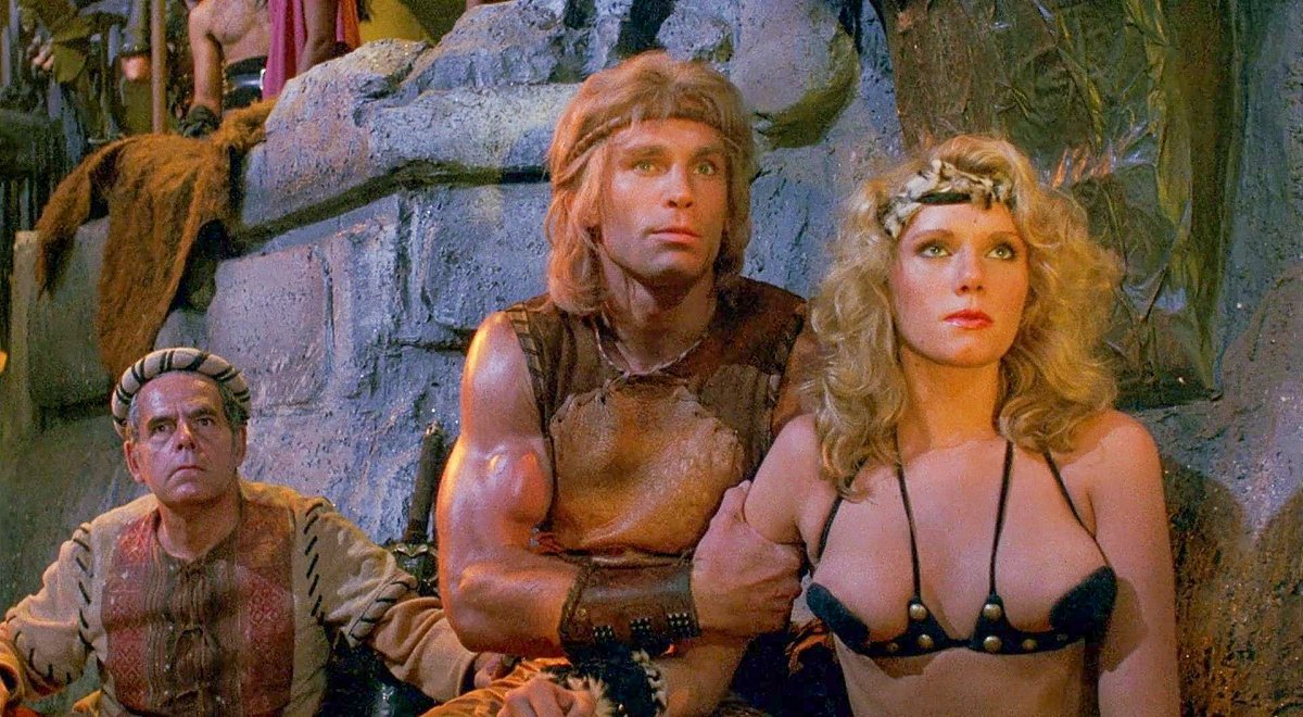 EugWSerra's tweet photo. On September 2, 1983, Deathstalker was released!
Fun Fact: Richard Brooker - Jason Voorhees from Friday the 13th Part 3 - performs in the film (without a hockey mask) as Oghris.
#Deathstalker #RickHill #BarbiBenton #LanaClarkson #RichardBrooker #VictorBo https://t.co/uXBabSzn17
