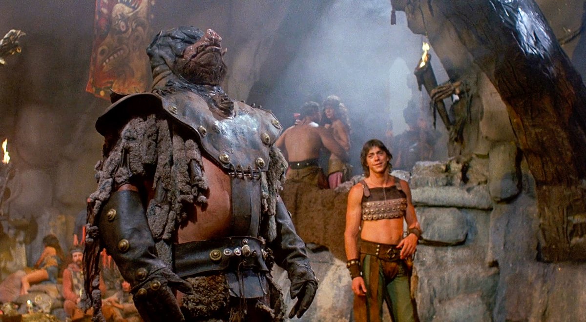 EugWSerra's tweet photo. On September 2, 1983, Deathstalker was released!
Fun Fact: Richard Brooker - Jason Voorhees from Friday the 13th Part 3 - performs in the film (without a hockey mask) as Oghris.
#Deathstalker #RickHill #BarbiBenton #LanaClarkson #RichardBrooker #VictorBo https://t.co/uXBabSzn17