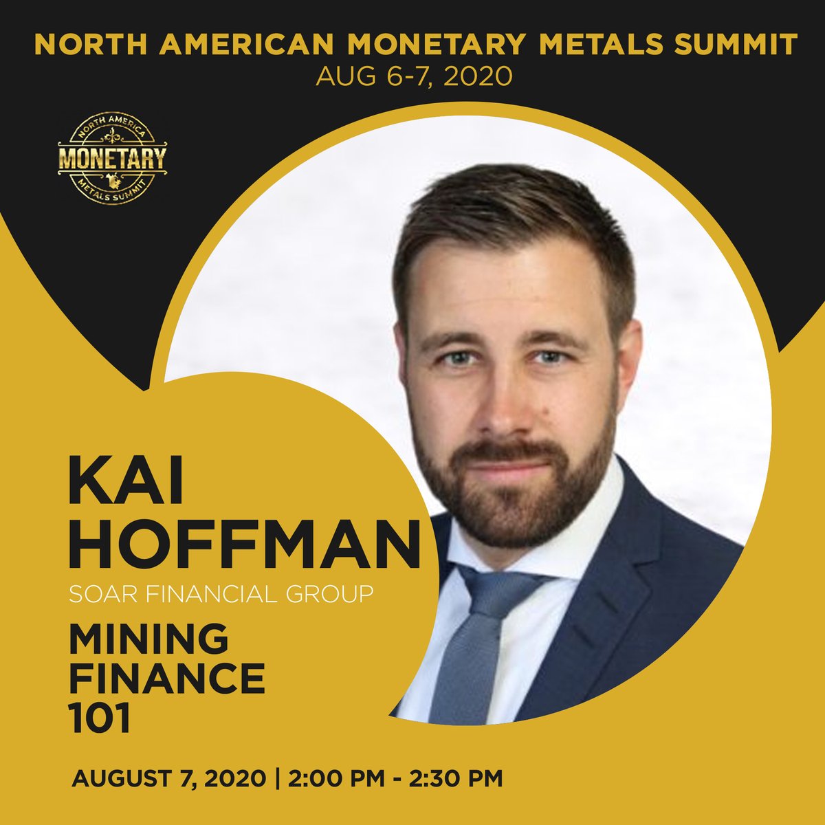 freedom_rpt's tweet photo. Join us for this exciting conference session on Mining Finance in resources with Kai Hoffman of Soar Financial Group. #NAMMS
To join us, visit
https://t.co/77F37cEI2y
@soarfinancial
#gold #silver #miners #resource https://t.co/qhAwx6QCNl