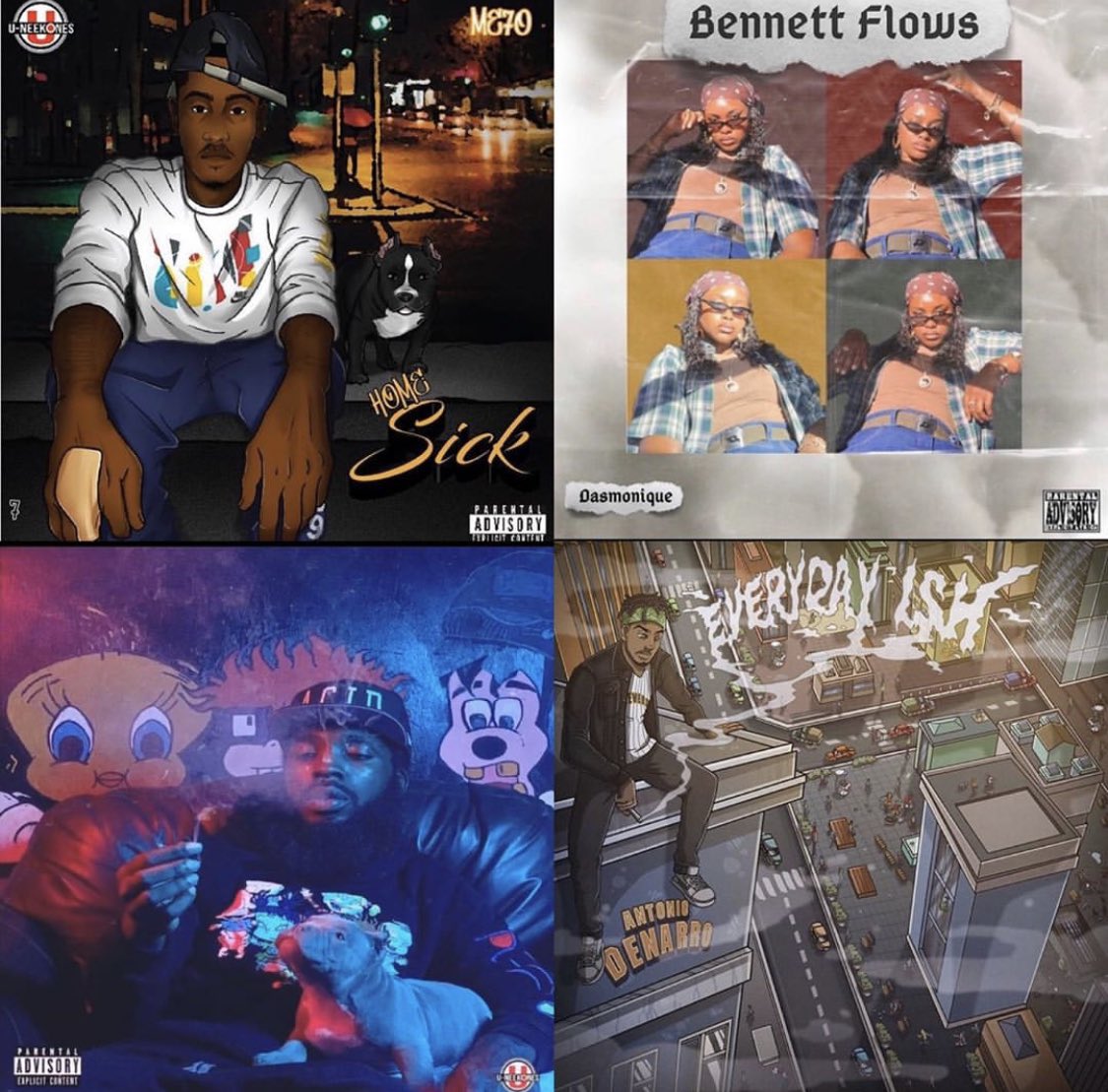 UoMusicGroup's tweet image. it’s a ‼️U.O. SUMMER‼️
@UoMe7o Homesick - OUT NOW
@Dasmonique_ - Bennett Flows OUT NOW
@realacid - Reality Break 7/30
@realdenarro - Everyday Ish 8/14
#UneekOnes #UO #NewMusic #WeMOVIN #Corona #Playlist