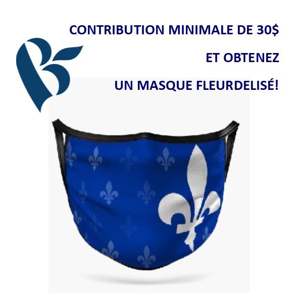 sbergeron's tweet photo. Vs n’avez pas encore votre masque? En ce jour où il est devenu obligatoire ds les lieux publics fermés, pquoi ne pas porter fièrement vos couleurs?⚜️Écrivez à blocquebecoismontarville@gmail.com &amp; obtenez votre masque fleurdelisé pr un don minimal de 30$!😷https://t.co/xJs1xv1k3P https://t.co/1biz5rQH7R
