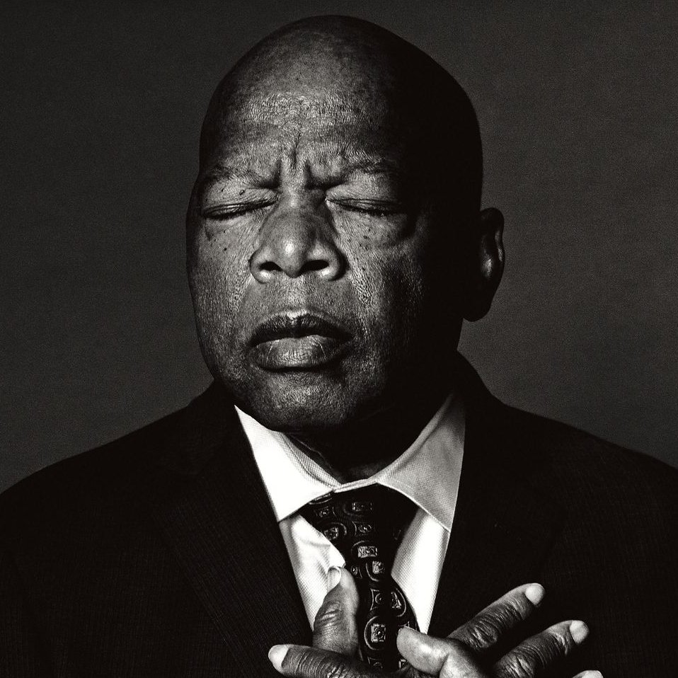 ASP's tweet photo. John Lewis an original Freedom Rider, chairman of the Student Nonviolent Coordinating Committee, speaker at the March on Washington, leader of the march from Selma to Montgomery, Member of Congress for 33 years. Today the nation honors his memory and life’s work.
📷Michael Avedon https://t.co/R7zt5YFlXg