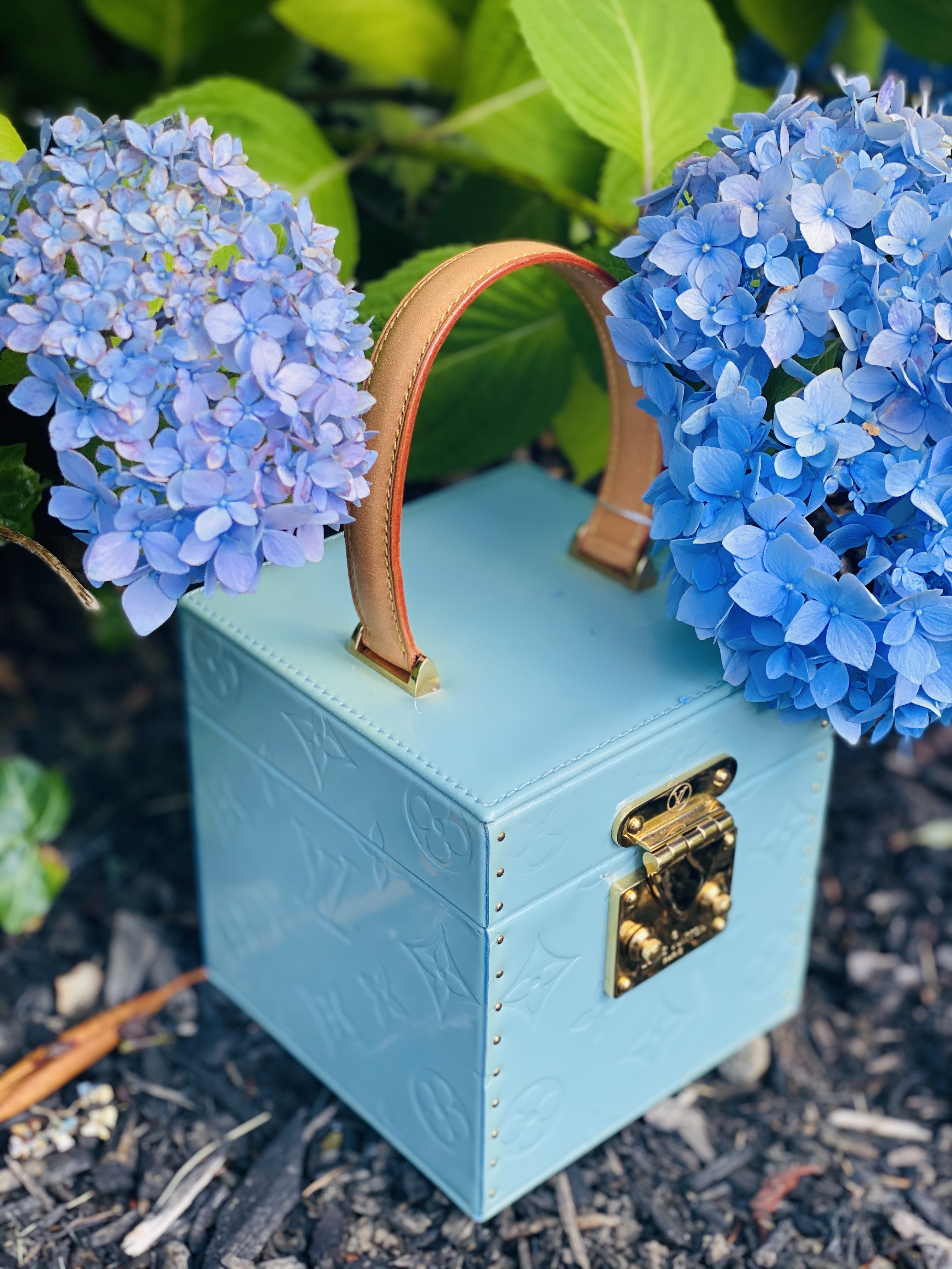 Louis Vuitton Bleecker Box in Blue