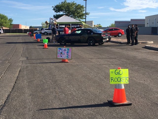 RioRanchoPD1's tweet photo. Today RRPD officers awarded the local Special Olympics team with awards they earned by competing in virtual Special Olympics competitions. We want to congratulate all the athletes for their accomplishments. We are proud of you! #newmexicotrue #sonm #rrpd https://t.co/c3m8ak6D1R