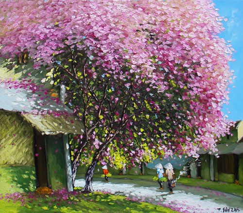 arte_angela's tweet photo. LE THAN SON
Pintor Vietnamita
Contemporáneo https://t.co/B8yJ4ndR7E