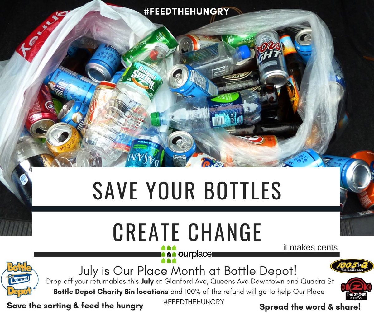 ourplacesociety's tweet photo. We've added a bin outside of the New Roads Therapeutic Recovery Community, 94 Talcott Rd. in View Royal to drop off bottles &amp; cans (in case you can't make it to any of the 3 Bottle Depot locations (655 Queens Ave, 935 Ellery St or 3961 Quadra St.) Look for their charity bins. https://t.co/FEiJKrpuX3