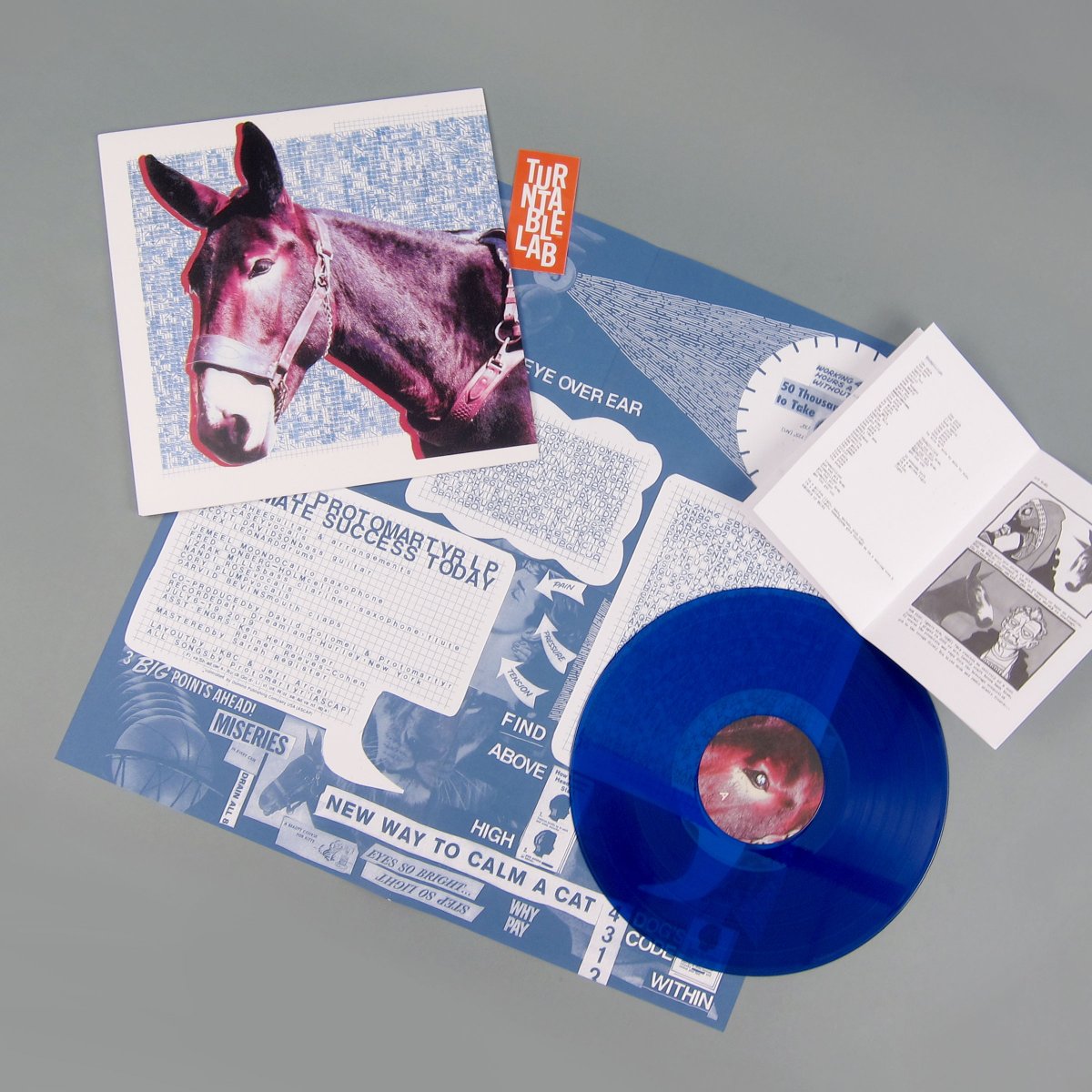 TurntableLab's tweet photo. Protomartyr / Ultimate Success Today (2020)
↘ Detroit post-punk outfit's latest on indie exclusive blue vinyl w/ zine + poster 🐴 now shipping!
https://t.co/YQmqYUomCZ
@protomartyrband @Dominorecordco #ultimatesuccesstoday https://t.co/ID7Dlrj10o